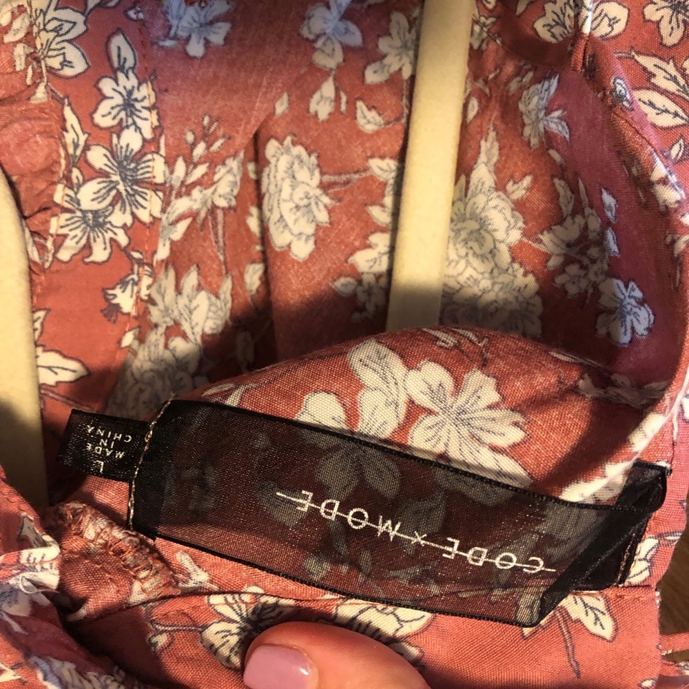 Floral Long Sleeve Top - Picture 2 of 2